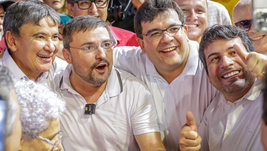 Wellington Dias, Fábio Novo e Rafael Fonteles