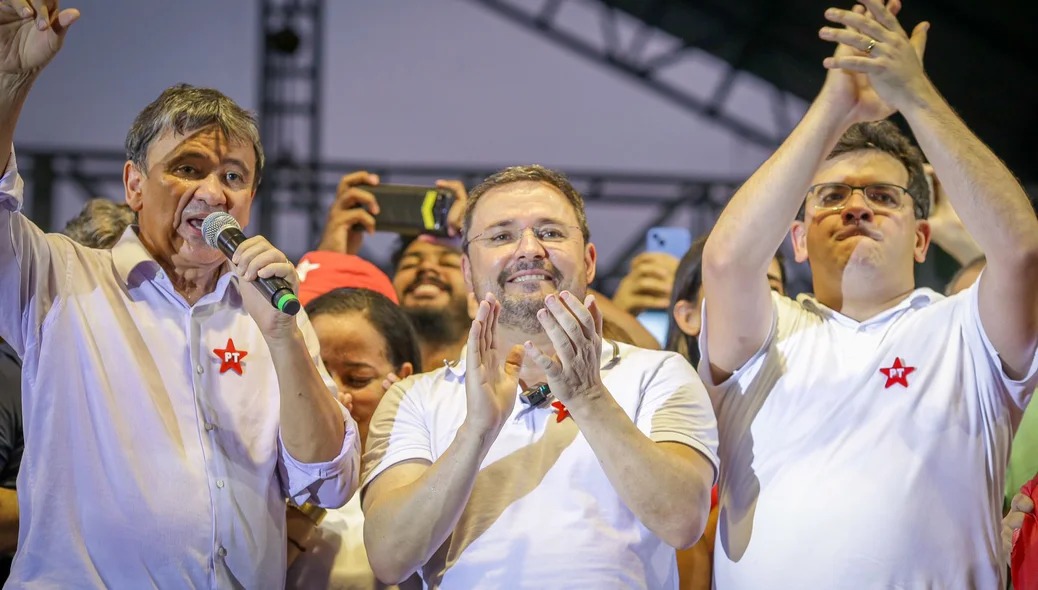 Wellington Dias, Fábio Novo e Rafael Fonteles