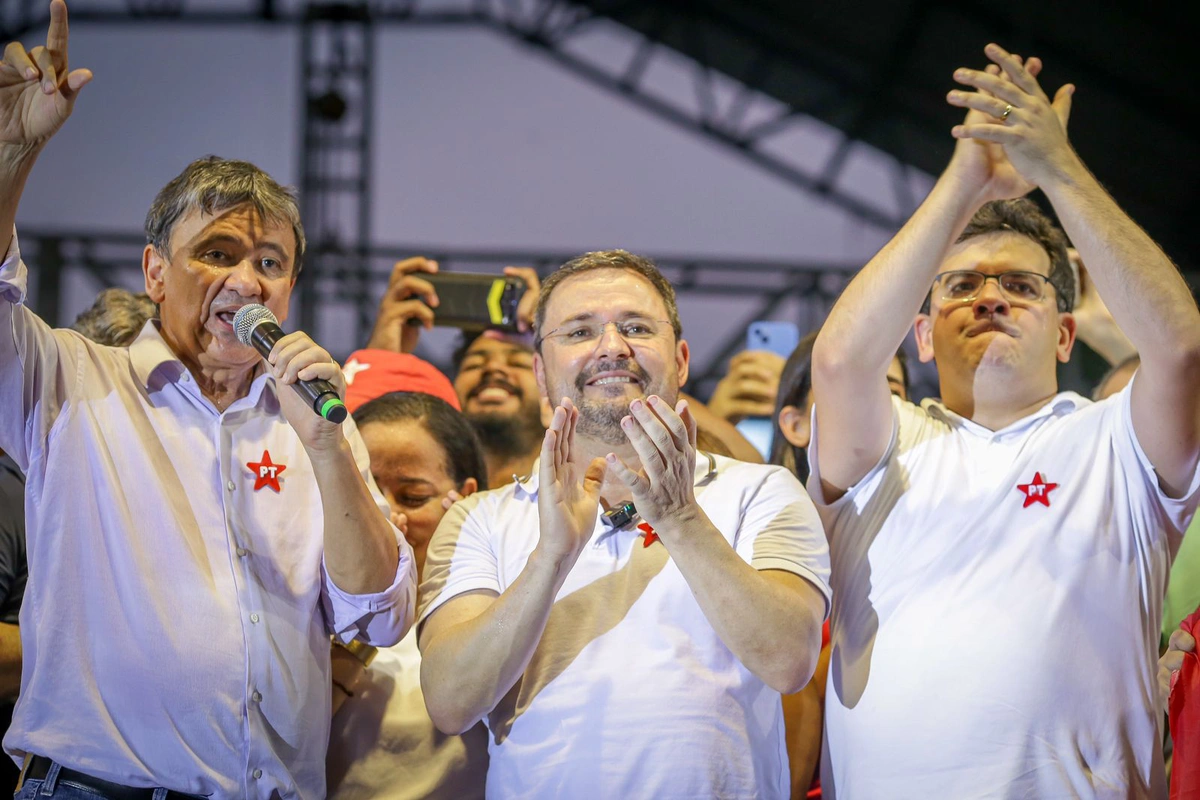 Wellington Dias, Fábio Novo e Rafael Fonteles