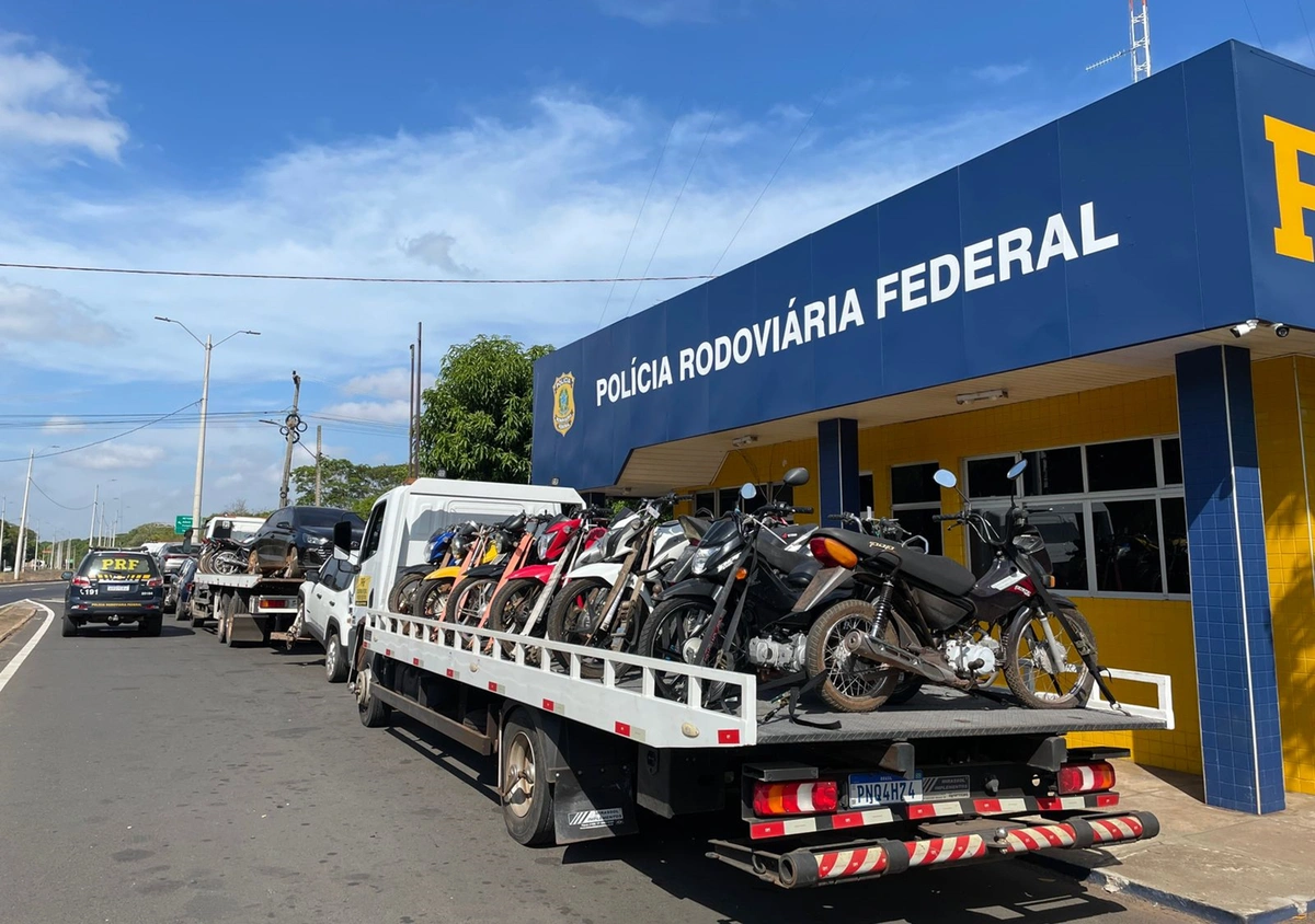A operação Hircus apreendeu mais de 200 motocicletas com registro de furto ou roubo em cidades do Piauí