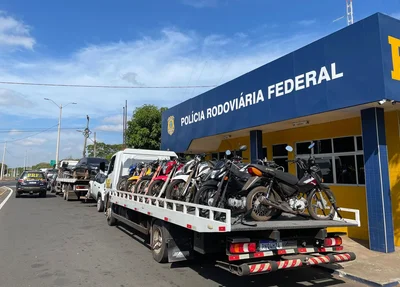 A operação Hircus apreendeu mais de 200 motocicletas com registro de furto ou roubo em cidades do Piauí