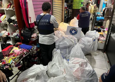 A Receita Federal e a Polícia Civil também participaram da operação