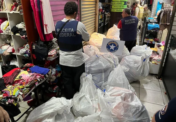A Receita Federal e a Polícia Civil também participaram da operação