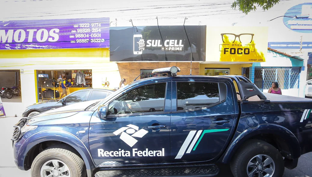 A Receita Federal também participou da operação