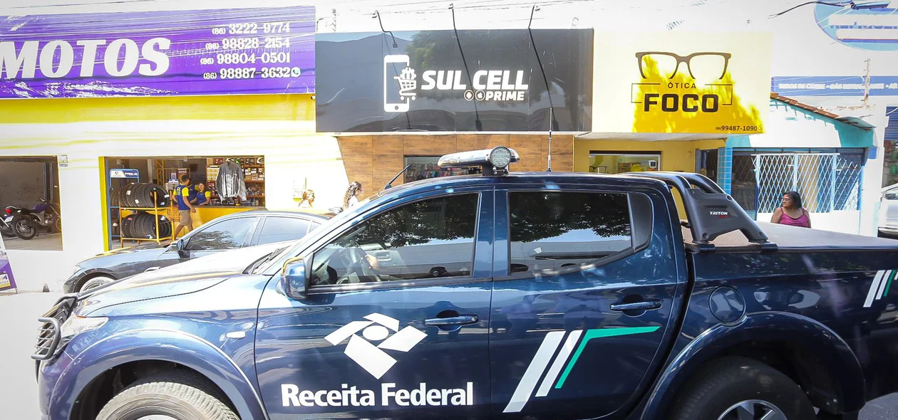A Receita Federal também participou da operação