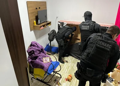 Ação deflagrada pela Polícia Civil na Operação Cerco Fechado