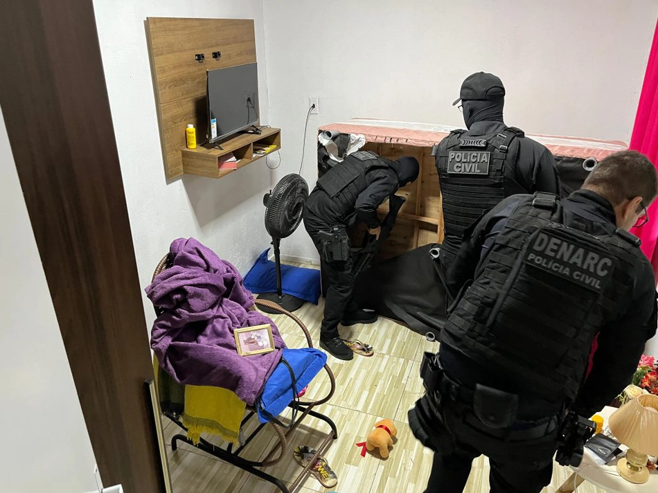 Ação deflagrada pela Polícia Civil na Operação Cerco Fechado