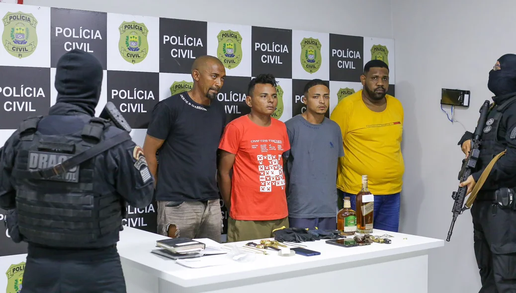 Acusados presos pelo DRACO