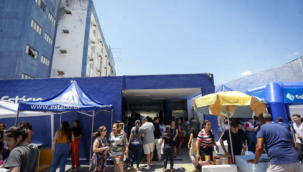Alunos no 2º dia do Enem
