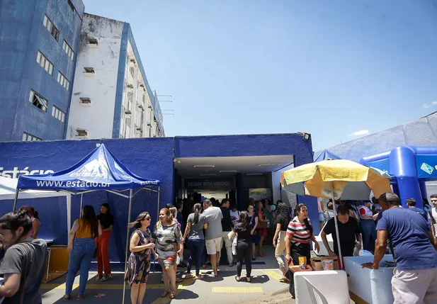 Alunos no 2º dia do Enem