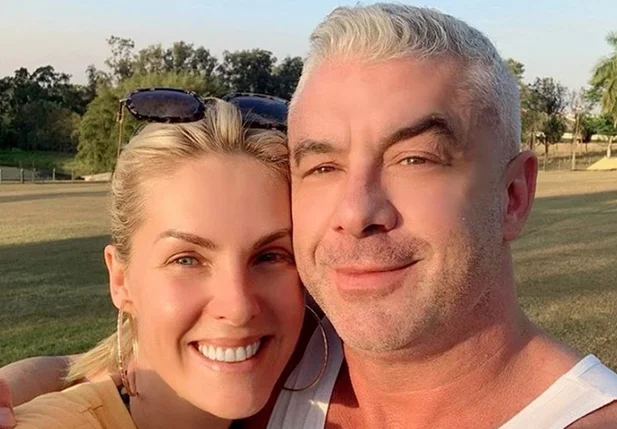 Ana Hickmann com o marido Alexandre Correa