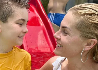 Ana Hickmann e o filho de 10 anos