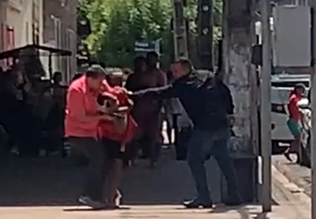 Assaltante contido no Centro de Teresina