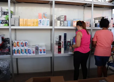 Bazar solidário da ABESPA