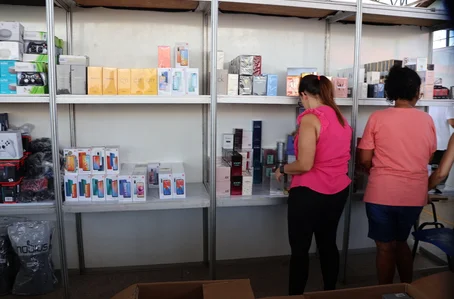 Bazar solidário da ABESPA