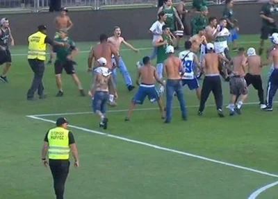 Briga entre torcidas no Paraná