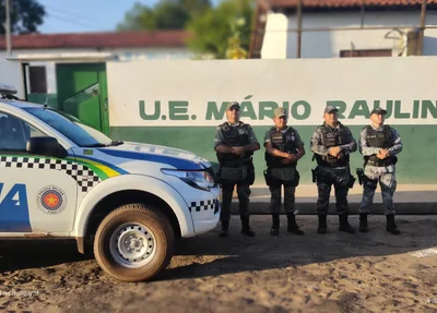 Cerca de 800 policiais reforçaram a segurança no ENEM
