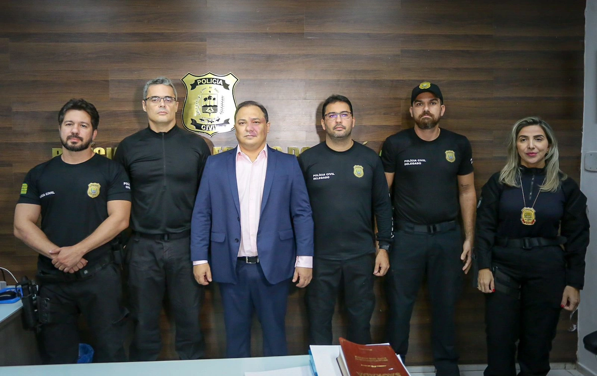 Coletiva de imprensa da Polícia Civil do Piauí