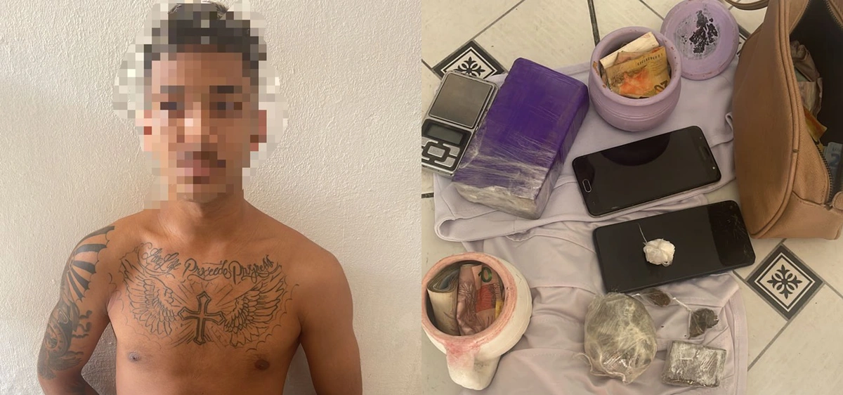 Criminoso preso pelo DECAP no bairro Mafrense