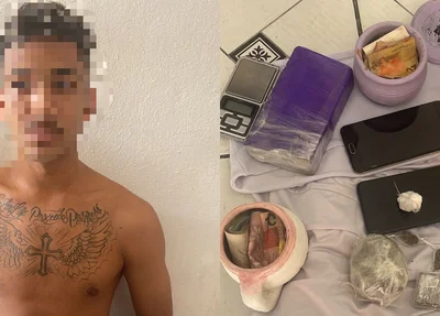 Criminoso preso pelo DECAP no bairro Mafrense