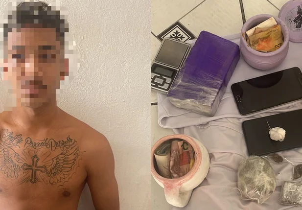 Criminoso preso pelo DECAP no bairro Mafrense