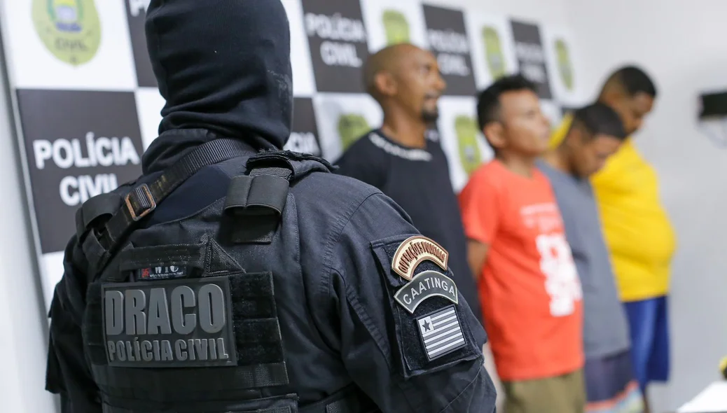 Criminosos presos pelo DRACO