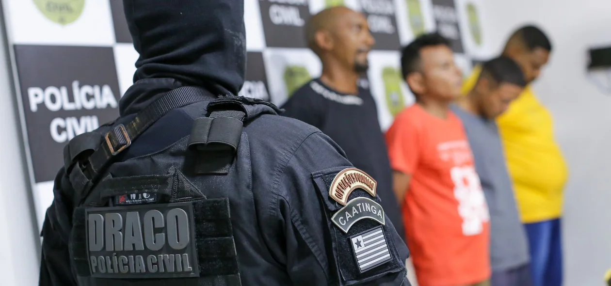 Criminosos presos pelo DRACO