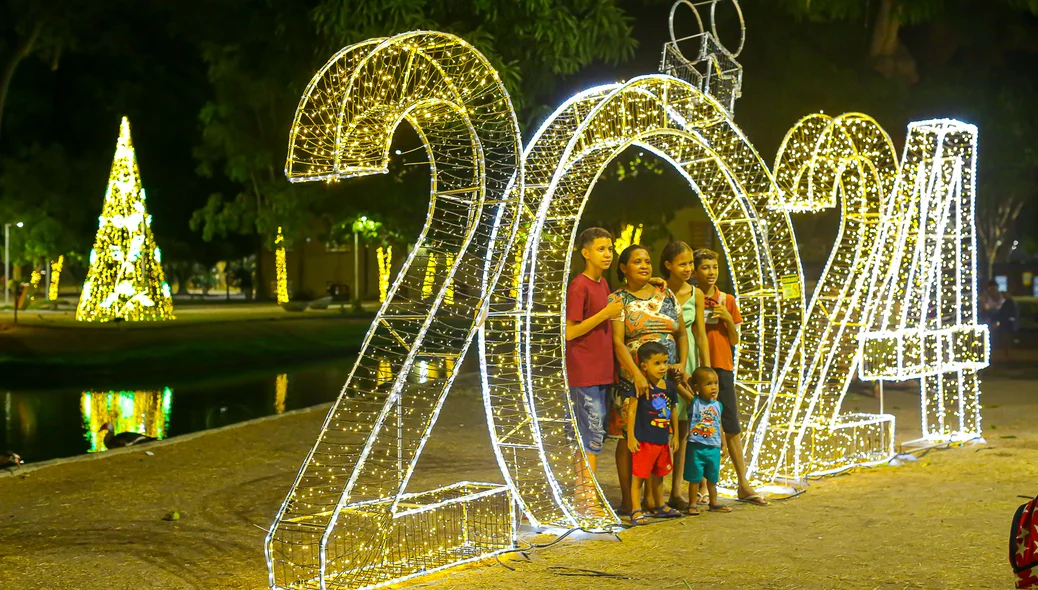 Decoração natalina em Teresina