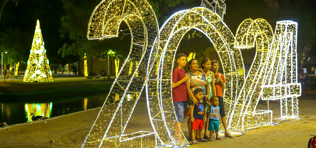 Decoração natalina em Teresina