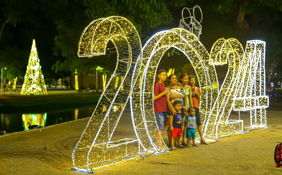 Decoração natalina em Teresina