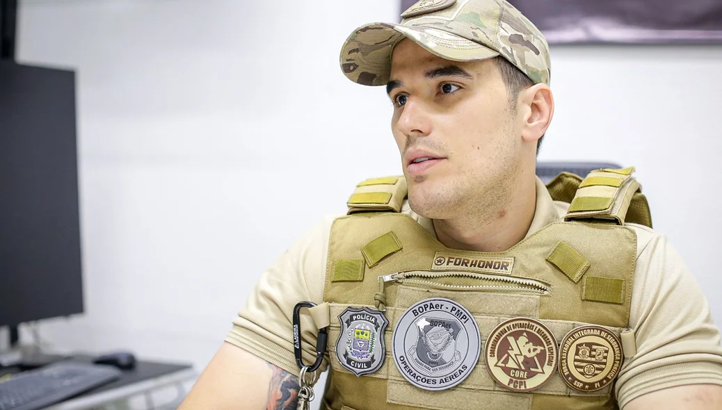 Delegado Matheus Zanatta em entrevista ao GP1