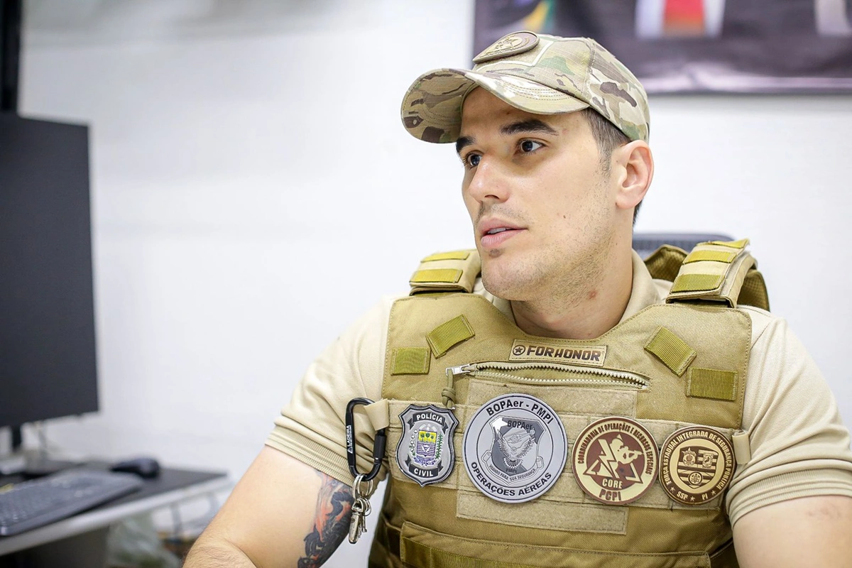 Delegado Matheus Zanatta em entrevista ao GP1