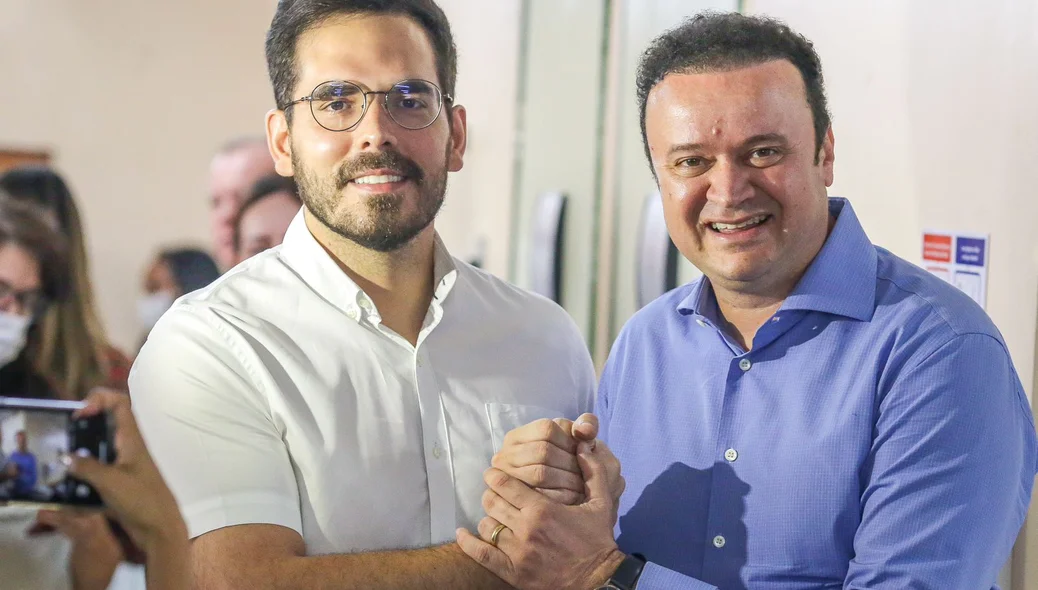 Deputado Marcos Aurélio Sampaio e Paulo Márcio