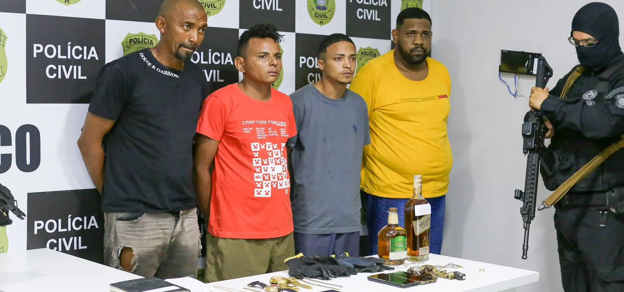 DRACO prendeu quatro acusados de roubar empresário