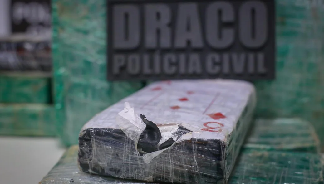 Droga apreendida pelo DRACO