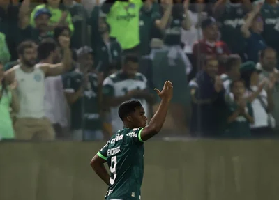 Endrick marcou mais uma vez para o Palmeiras