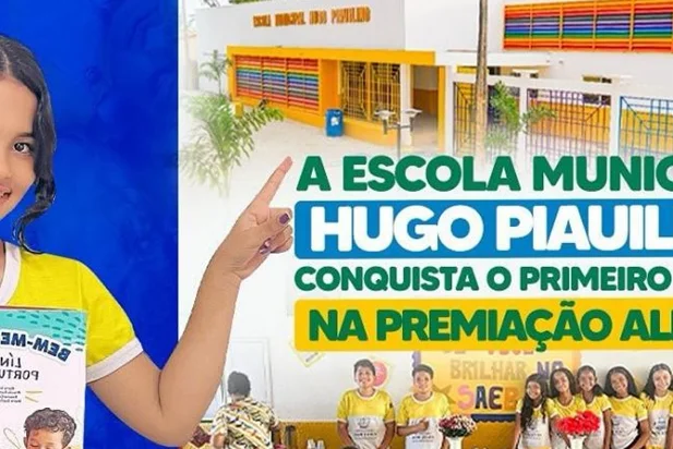 Escola Hugo Piauilino de Bom Jesus ganha primeiro lugar em premiação