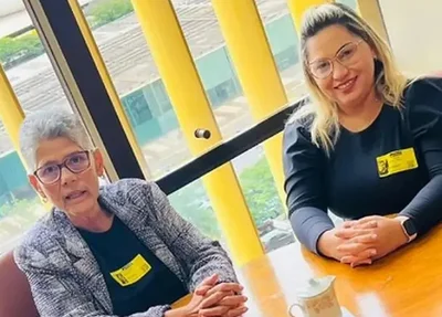 Ex-deputada Janira Rocha e Luciane Barbosa Farias, a "dama do tráfico amazonense"