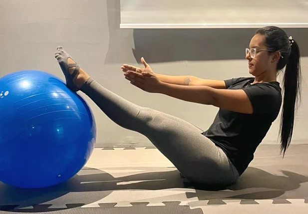 Exercício de Pilates