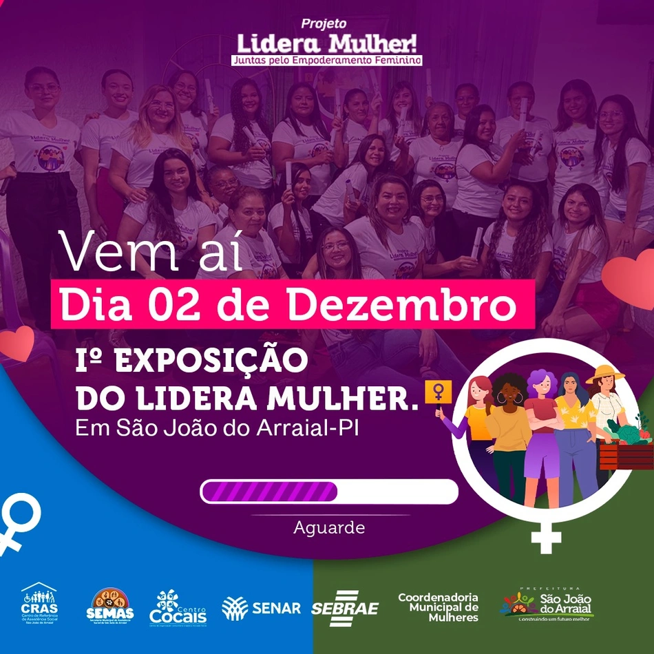 Exposição do projeto Lidera Mulher acontece