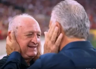 Felipão e Tite se reencontraram nessa quinta-feira
