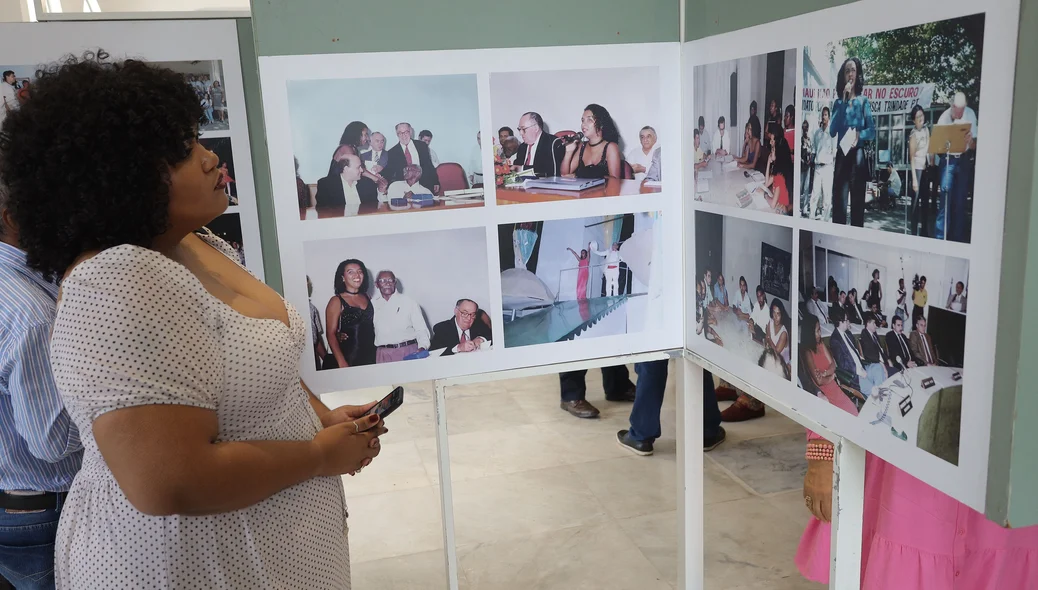 Francisca Trindade homenageada com exposição