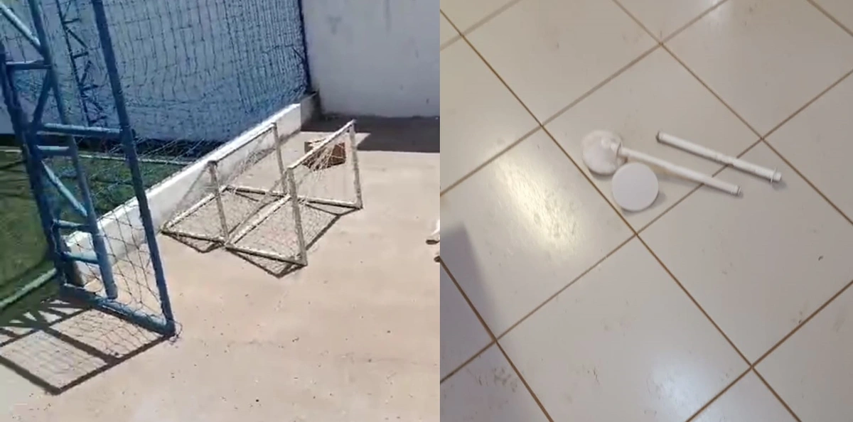 Furto em campo de futebol na cidade de Picos