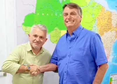 Godofredo Brito e Jair Bolsonaro (PL)