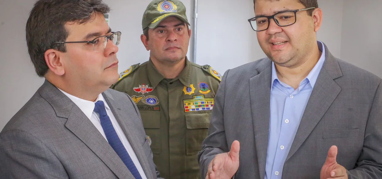 Governador Rafael Fonteles e secretário Chico Lucas