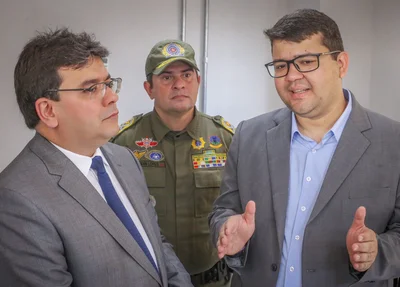 Governador Rafael Fonteles e secretário Chico Lucas
