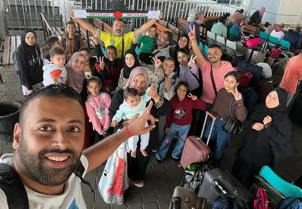 Grupo chegou ao Egito e deve concluir a viagem de volta ao Brasil na segunda-feira (13)