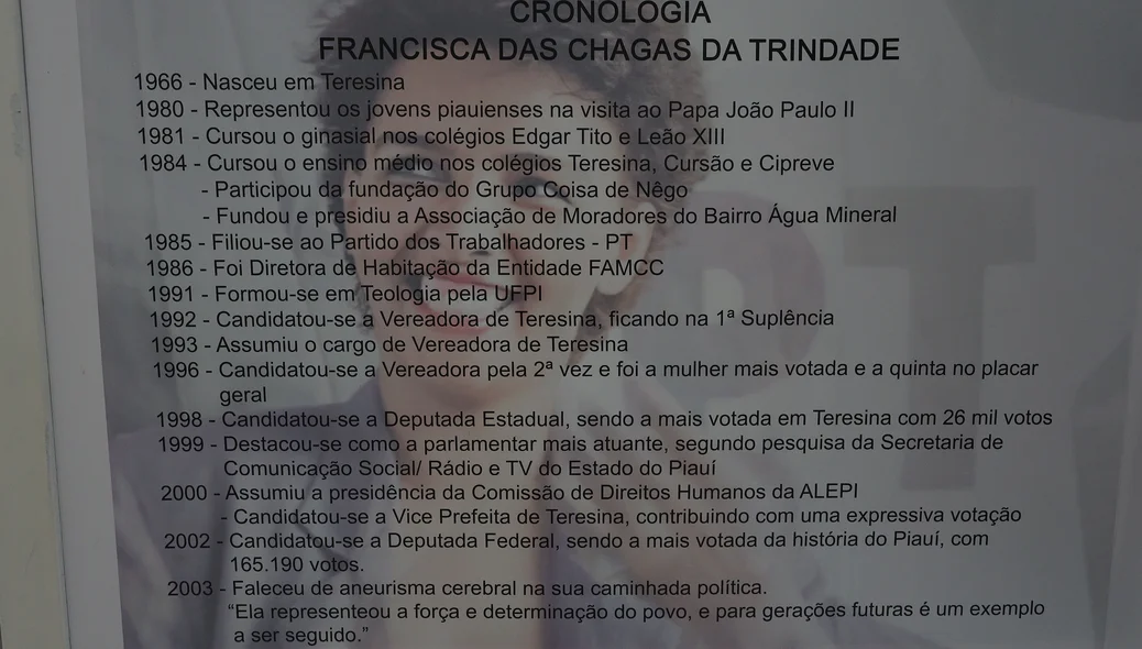 História de Francisca Trindade