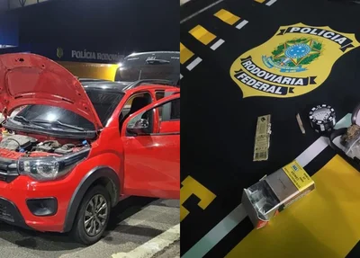Homem é preso com carro adulterado e drogas em Piripiri