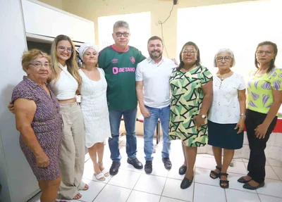 João Mádison e Fábio Novo visitam a Fundação Viver com Dignidade